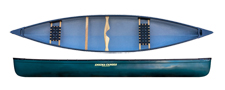 Enigma Canoes Journey 164 Canoe in Green Colour