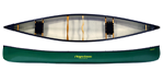 Enigma Canoes Prospector 17 Open Canadian Canoe Green Colour Choice