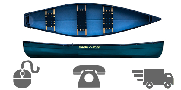 Enigma Canoes offer online purchase options with UK wide delivery or in store collection